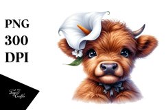 Colorful Smiling Cow Clipart Product Image 1