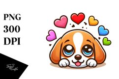 sweet Baby Beagle Sleeping | Clipart Product Image 1