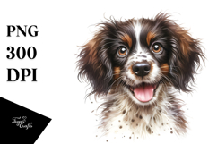 Watercolor Baby Brittany PNG Product Image 1