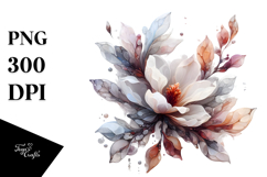 Abstract Artistic Watercolor Splash Sticker Clipart Product Image 1