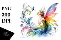 Vibrant Cute Fairy PNG Product Image 1