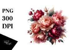 Glossy Peonies Artwork Product Image 3