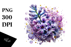 Abstract Hyacinth, Transparent PNG Product Image 1
