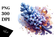 Abstract Hyacinth, Transparent PNG Product Image 1