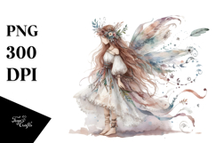Watercolor Boho Fairy, Transparent PNG Product Image 1