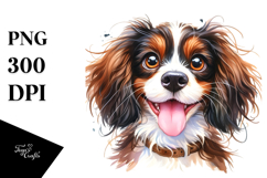 Watercolor Cute Shih Tzu, Transparent PNG Product Image 1