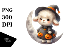 Cute Baby Lamb Halloween Image Product Image 1