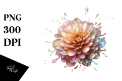 Pastel Marigold Watercolor PNG Product Image 1