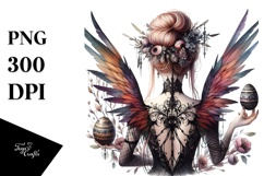 gothic fairy easter egg Product Image 1