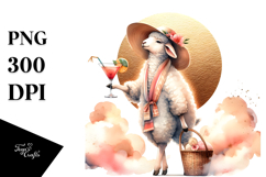 Hipster Lamb PNG Product Image 1