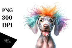 Crazy Haircut Weimaraner, Transparent PNG Product Image 1