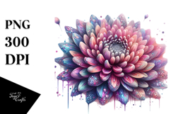 Detailed Diamond Chrysanthemum PNG Product Image 1