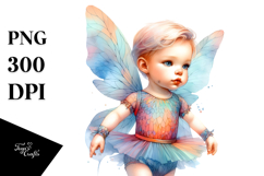 Colorful Fairy in Modern Dancer's Outfit PNG Product Image 1