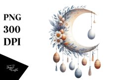 Half Moon with Eggs Hanging PNG Product Image 1