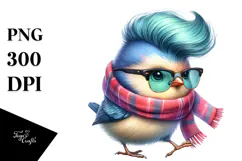 Contempt Baby Bird Running, High-Res PNG Product Image 1
