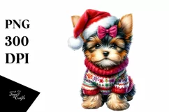 Winter Baby Yorkshire Terrier, High-Res PNG Product Image 3