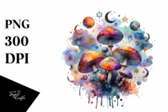 Watercolor Magical Hummingbird | Clipart Product Image 1