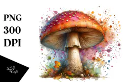 Wooden Mushroom PNG Product Image 1