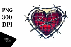 Retro Heart Made of PNG Product Image 1