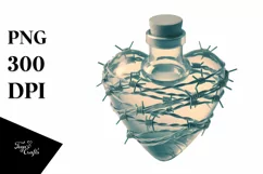 Retro Heart Made of PNG Product Image 1