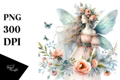 Whimsical Boho Fairy, Transparent PNG Product Image 1