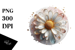 Abstract Daisy Splash PNG Product Image 1
