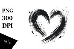 Simple Painted Heart Art Product Image 1