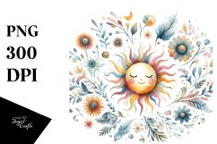 Whimsical Sun PNG Product Image 1