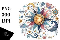 Whimsical Sun PNG Product Image 1