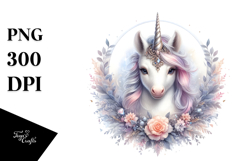 Detailed Baby Unicorn PNG Product Image 1
