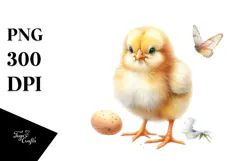 Cute Baby Chicken, Transparent PNG Product Image 1