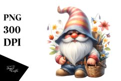 Cute Gnome With Hat | Sublimation | Clipart Product Image 1
