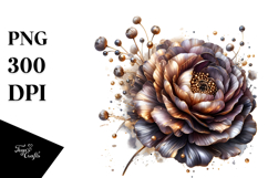 Abstract Artistic Ranunculus | Shiny Material Product Image 1