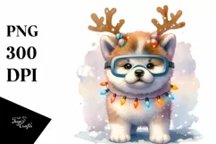 Expressive Baby Akita, High-Res PNG Product Image 3