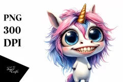 Expressive Funny Unicorn with Goofy Smile | SEO Friendly Product Image 1