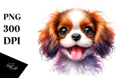 Cute Cavalier King Charles Spaniel, High-Res PNG Product Image 1