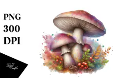 Detailed Mushroom PNG Product Image 1