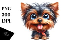 Funny Yorkshire Terrier | Sublimation | Clipart Product Image 1