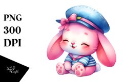 Sleeping Bunny Sailor PNG Product Image 1