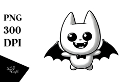 Simple Digital Bat PNG Product Image 1