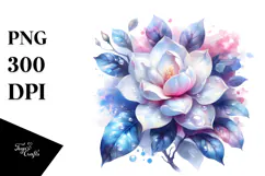 Shiny Gardenia Abstract | Sublimation | Clipart Product Image 1