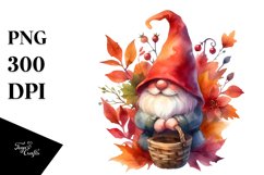 Vibrant Autumn Gnome PNG Product Image 3