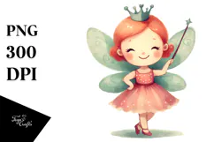 Retro Funny Fairy PNG Product Image 1