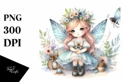 Whimsical Cute Fairy PNG Product Image 1