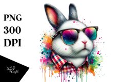 Colorful Rabbit | Quirky Style Clipart Product Image 3
