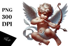 Cupid with Wings, Transparent PNG Product Image 1