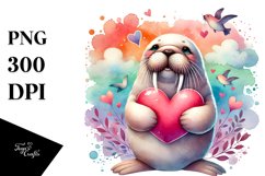 Adorned Walrus Heart PNG Product Image 1
