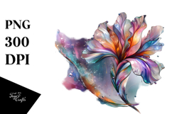 Vibrant Pastel Shiny Iris PNG Product Image 1