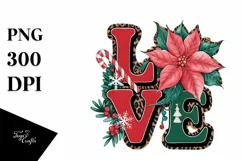 Love Poinsettia Png Product Image 1