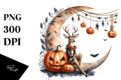 Spooky Deer for Halloween PNG Product Image 1